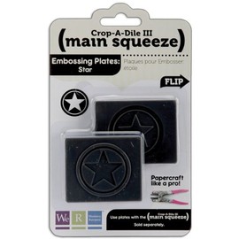 American Crafts We R Memory Keepers Crop-A-Dile III Main Squeeze Embossed Supplies, Star