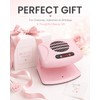 Nail Dryer Fan, 300W Nail Fan for Regular Polish, Pink