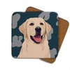 Golden Labrador - Set of 4 Coasters - Leslie Gerry