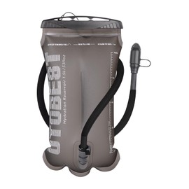 UTOBEST Hydration Bladder Water Bladder 1.5L 2L 3L TPU Body Water Bag BPA Free Leakproof for Hiking Running Cycling Camping, Grey-1.5L