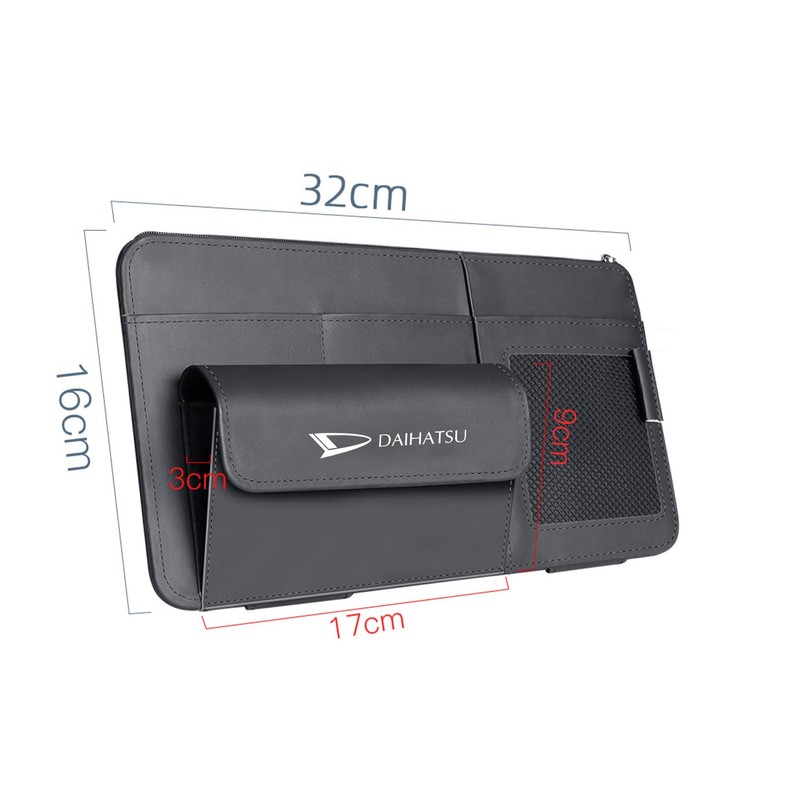 InnoWave DAIHATSU Car Storage Bag, Multi-functional Pocket, Car Leather, Storage