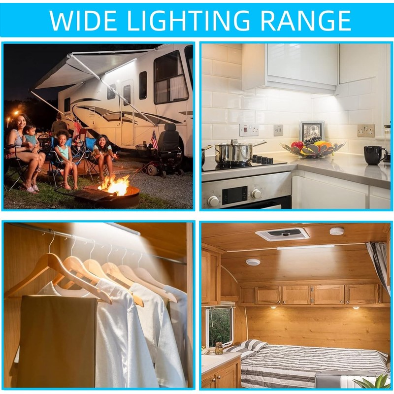 12 V LED Lamp Motorhome, 10 W 120 LED Car