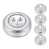 IPOW 5 Pack LED Battery-Powered Wireless Night Light Stick Tap