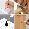 NEUROVEX Deep Hole Marker Pens, 6 Pack Deep Reach Markers,