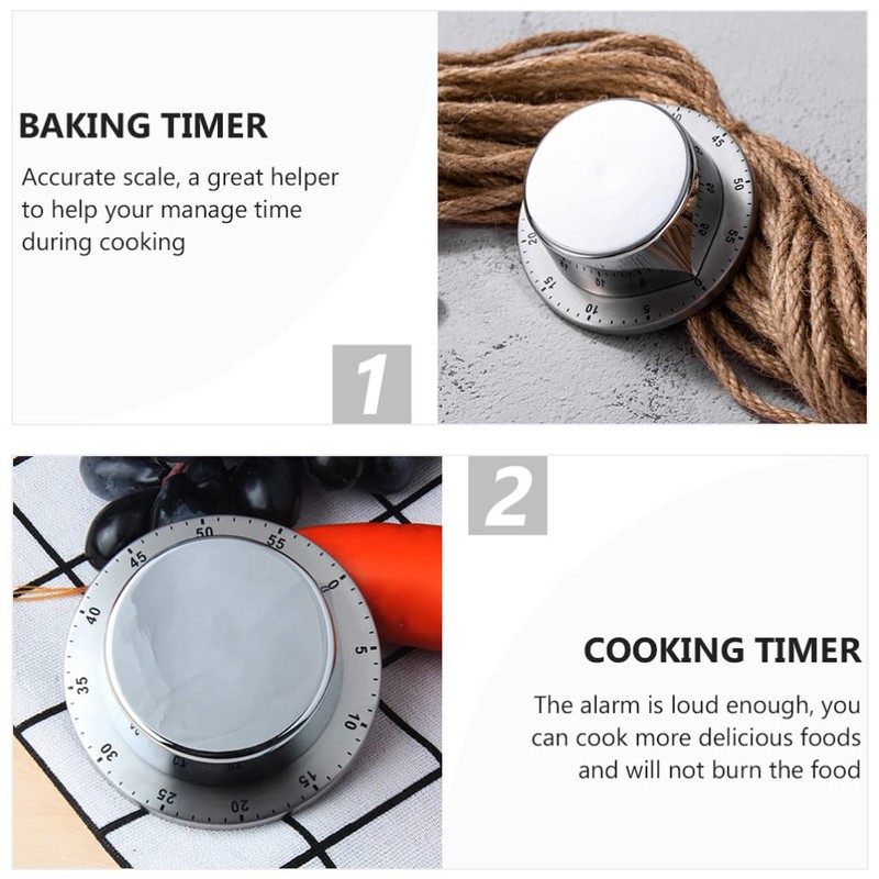 Mobestech Baking Reminder Kitchen Timer Mechanical Timer Chef Cooking Timer