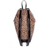 Rock Rebel Leopard Print Coffin Backpack
