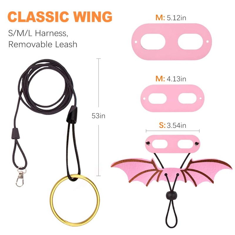 CoguZed Bearded Dragon Leash and Harness Set, Adjustable Lizard Harness