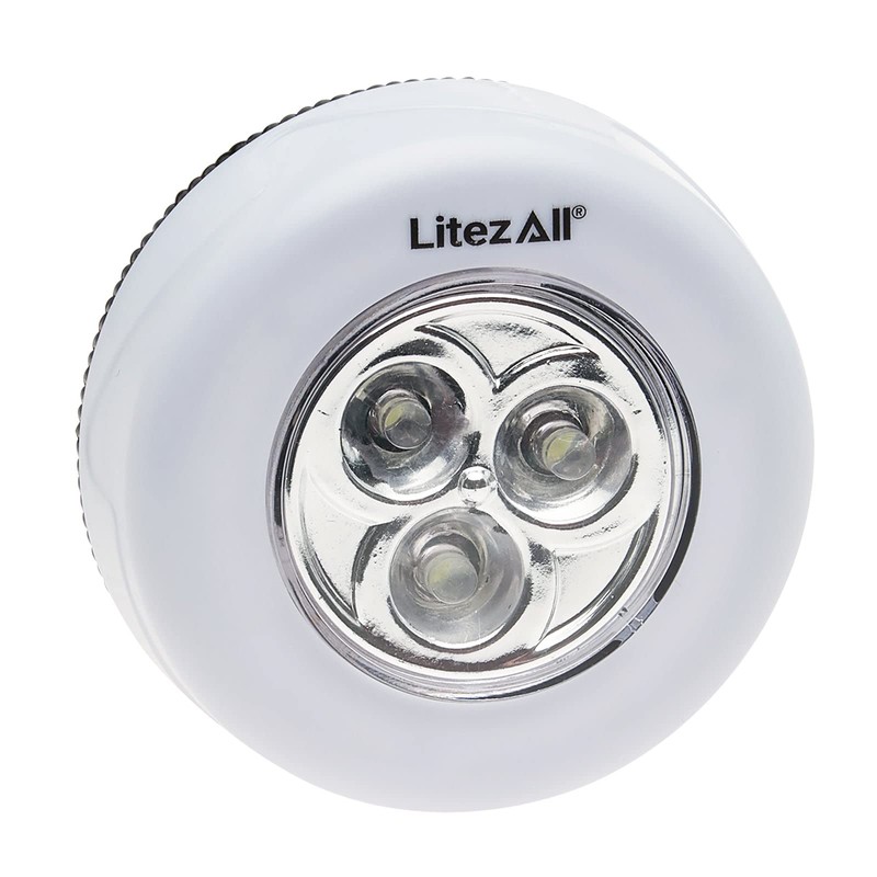 LitezAll 26321 LED Puck Light 6 Pack