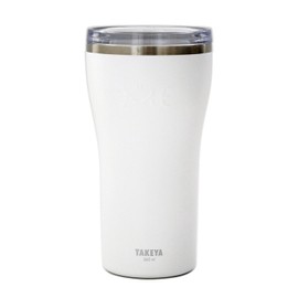 Hot and Cold Insulated Me Tumbler, White, 12.2 fl oz (360 ml), Clear Lid, Stainless