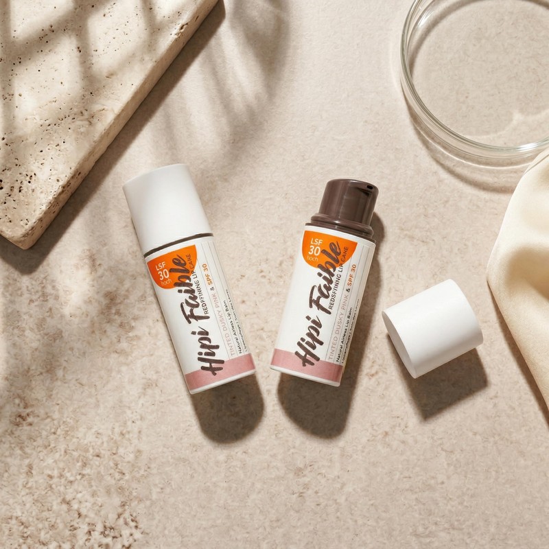 Hipi Faible Tinted Dusty Pink & SPF 30 Lip Care