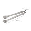 Alipis 5sets Metal Tongs Ice Cube Toast Tongs Stainless Steel