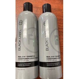 Fs Fantastic Sams  Black Label 3 In 1 Shampoo Conditioner Body wash 12 Oz 2pack