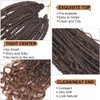 Goddess Box Braids Crochet Hair With Curly Ends 16 Inch