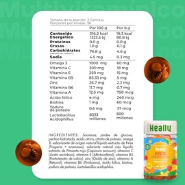 Pack Niños: Multivitamínico y Suplemento Para El Sueño HEALLY | Vitaminas A, B, C y E, Sin Melatonina, Sabor Fresa y Manzanilla, Veganas, 100% Natural