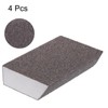 sourcing map 4pcs Sanding Sponge Blocks 120-180 Grit Sanding Sponge