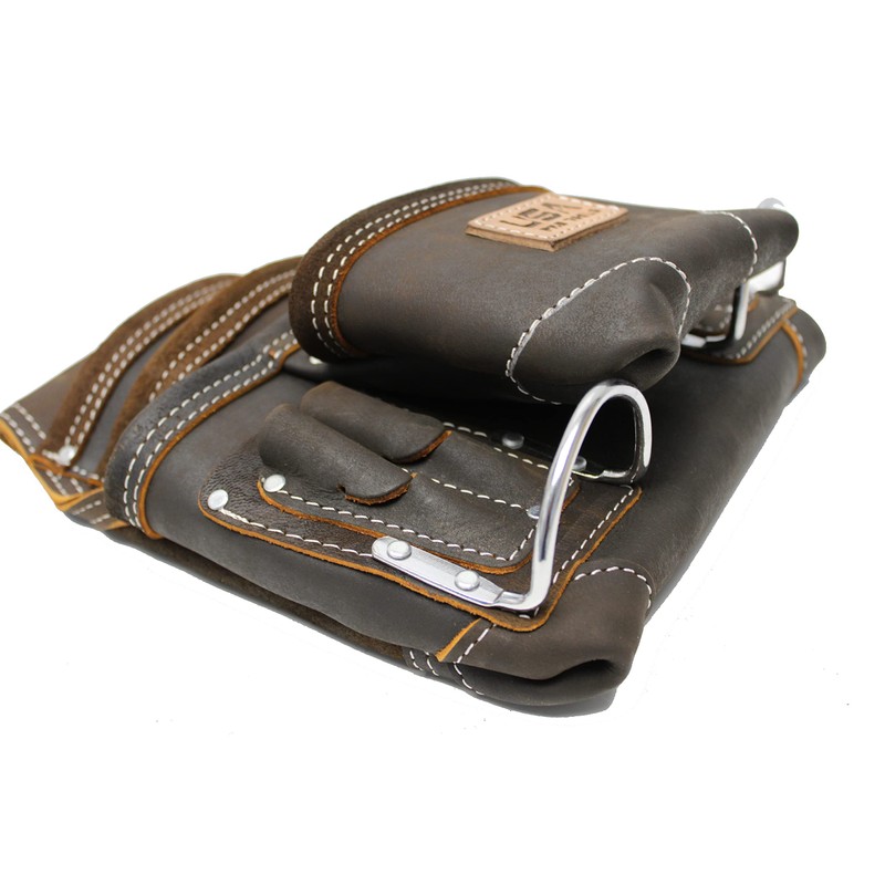 USA Pro Tools 10 Pocket Top Grain Oil Tanned Leather