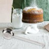 DOITOOL Stainless Steel Flat Sauce Ladle: 2 Pieces Pizza Sauce