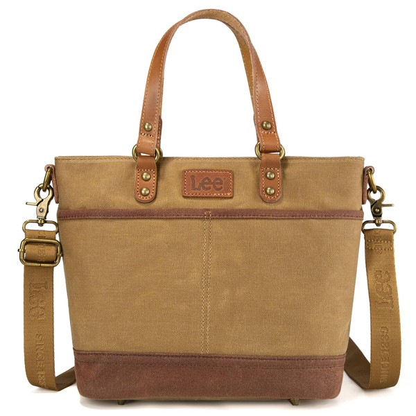 Montana West x Lee Waxed Canvas Tote Bag for Women