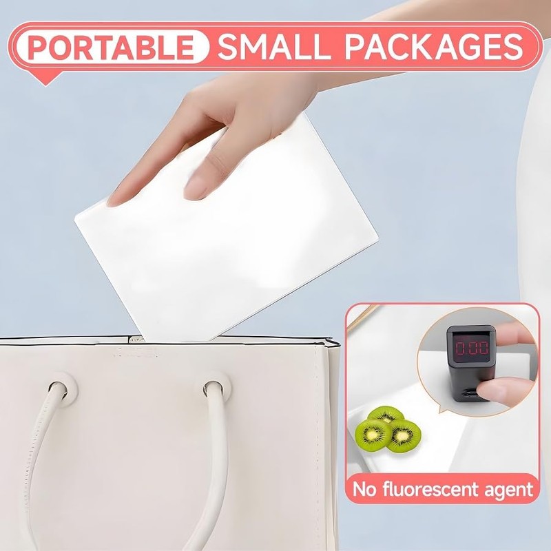 BIPROS Car Tissue Refill Packs for Visor Tissue Holder -