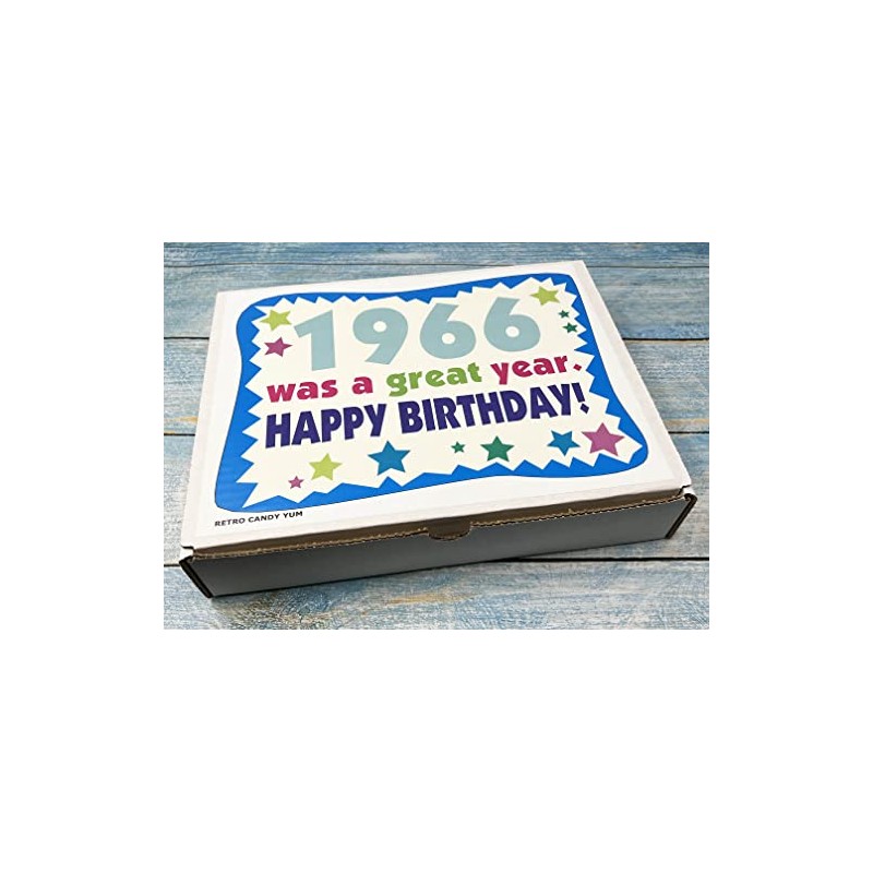 RETRO CANDY YUM ~ 1966 60th Birthday Gift Box Nostalgic