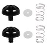 KOLEOLL 2 Pack Coffee Maker Brew Basket Stop Valve Kit