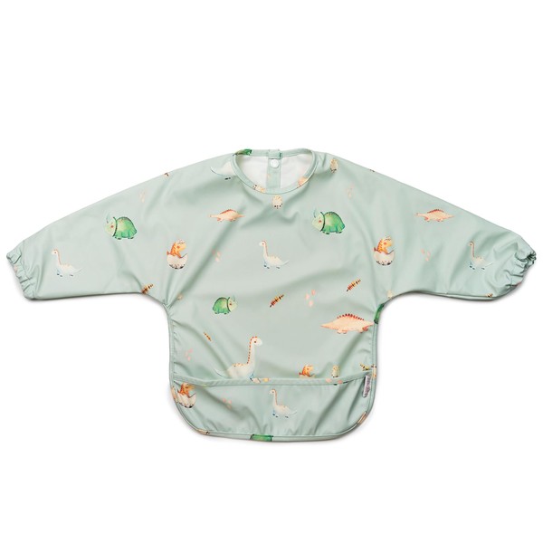 J.Børn Baby Feeding Bibs with Sleeves | Hand-Painted Designs |