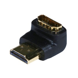 Monoprice HDMI Port Saver Male to Female - 90 Degree (103733)
