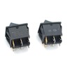 OCESTORE 2Pcs AC 16A/250V 20A/125V Double Light 6 Pin SPST