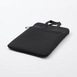 MUJI 84444586 Polyester Vertical Cushion Tablet Case 11 Black