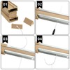 NOVINO RV Blinds Repair Kit for Camper Window, Pleated RV