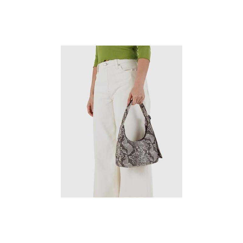 BAGGU Mini Nylon Shoulder Bag - Snakeskin