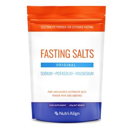 Nutri-Align Nutri-Align Fasting Salts Electrolytes Powder | 400g Sodium Potassium Magnesium Electrolytes | Pure Unflavoured Fasting Electrolytes | Sugar Free & Filler Free | Made in The UK