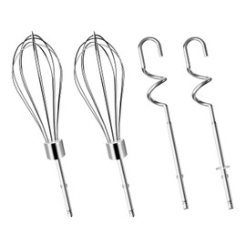 990143000 Mixer Dough Hook For Hamilton Beach Hand Mixer Beaters - Hamilton Beach Mixer Attachments 62630R 62632R 62633R 62580 Stainless Steel Hand Mixer Replacement Beaters (4PCS)