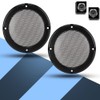 2 pcs 6.5 inch Audio Speaker Cover Decorative Circle Protective