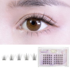 CLEAREYELASH False Eyelashes for Partial, Large Capacity, 50 pcs, Korea, Natural, 3D Dimensional, Matsueku Self (E02 Sexy)