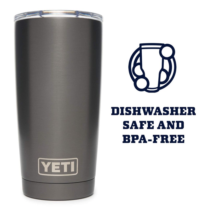 YETI Rambler 20 oz Tumbler Retired Color, Stainless Steel, Vacuum