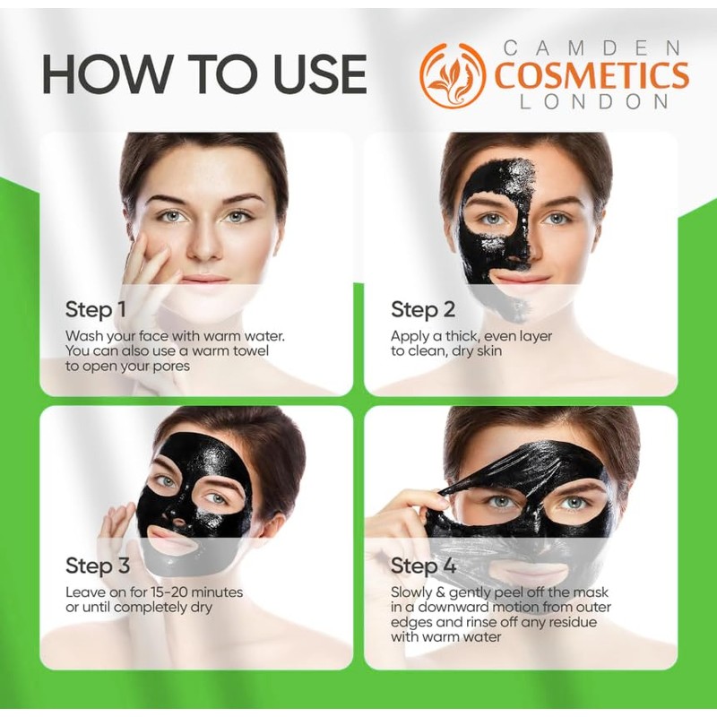 CAMDEN COSMETICS Blackhead Peel off Face Mask For Men &