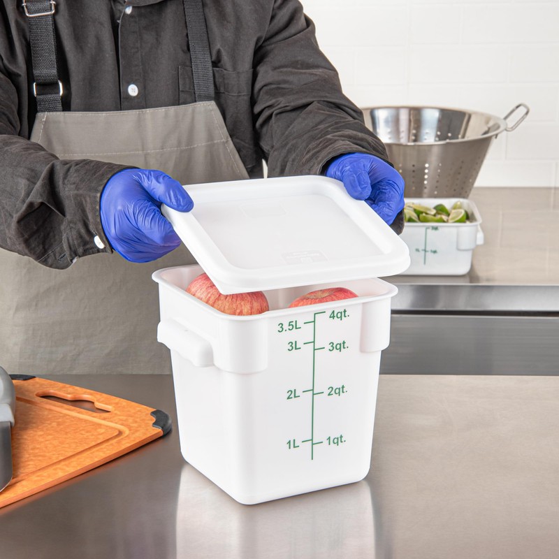 Restaurantware-LID ONLY: Met Lux Food Container Lid, 1 Square Lid