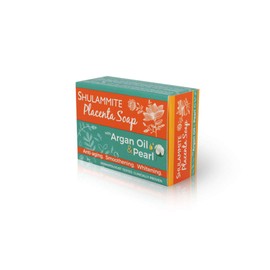 SHULAMMITE Placenta Soap with Argan Oil & Pearl, 5.3 oz (150 g)