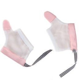 Fokmuaex 1 Pair Breathable Bite-Resistant Thumb Sucking Guard for Kids - Stop Thumb Sucking Solution for Toddlers & Babies | Finger Sucking Stopper with Comfort Fit