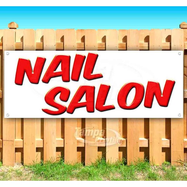 Nail Salon Banner 13 oz | Non-Fabric | Heavy-Duty Vinyl