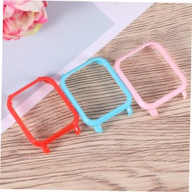 BIUDECO 3 Pack TPU Smartwatch Case Covers for Watch Case Full Edge Protection Easy to Install