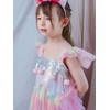 [Dressy Daisy] ガールズ ユニコーン プリンセスドレス ピンク 豪華な スパンコール 女の子 ハロウィン
