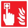 Sign, FIRE Alarm Call POINTL, SAV, Signs Personal Protection, SITE