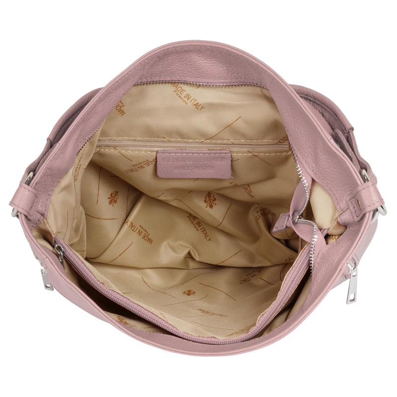Cluty Women's Genuine Leather Handbag | | 020843, Purple