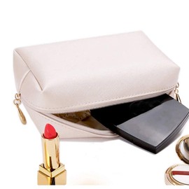 Voarge Toiletry Bag with Zip, Pack of 2 Cosmetic Bags, Small Makeup Bag, Waterproof Toiletry Bag with Zip for Women, Men and Children, Black and White