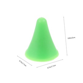 TEHAUX Knitting Needle Caps 30pcs Set Round Weaving Needles Stoppers Stitch Markers Pin Decorative Cap for Protectors for DIY Projects