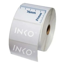 10 Rollos Etiquetas 3x2 Pulgadas 76x51 mm con 250 etiquetas prollo compatible con Xprinter INKO 8x5cm etiqueta ideal para producto                    