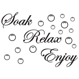 CUNYA Black Wall Decor Stickers Nursery Leaves, DIY Removable Wall Art Decal Mural Peel and Stick Wallpaper for Bedroom, Farmhouse, Living Room and Decor (Bubble)