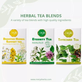 Merja Herbs Easy Flow Tea - Prostate Support Tea - Loose Tea - 100% Natural Tea